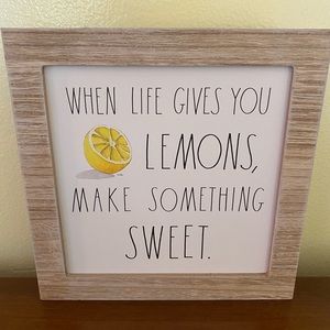 Rae Dunn lemonade sign